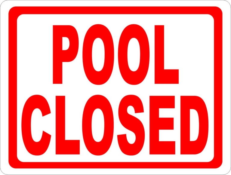 Pool Closed Sign 1024x1024 NOMAD Aquatics Fitness Center NOMAD